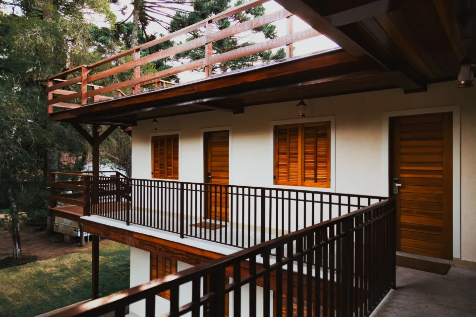 Sân vườn buổi chiều